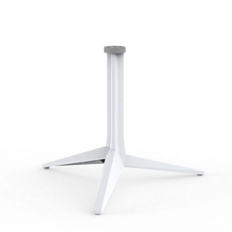 Faz, mesa con base de cristal, ideal para espacios abiertos de Vondom color basic blanco
