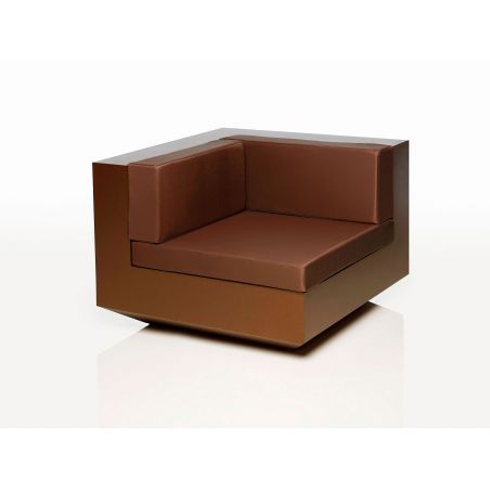 Vela, sofá modulo esquina, bonito y distinguido sillón para terrazas