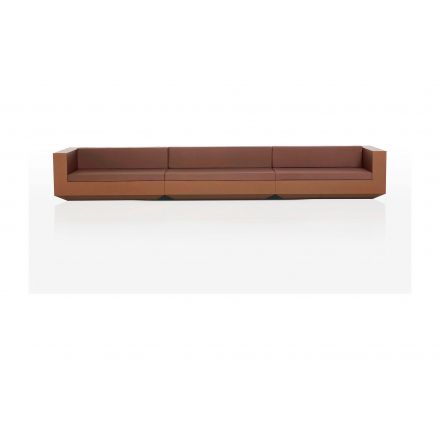 Vela, sofá modulo derecho XL, bello, grande y elegante de Vondom