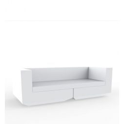 Vela Sofa de Vondom color lacado brillo blanco