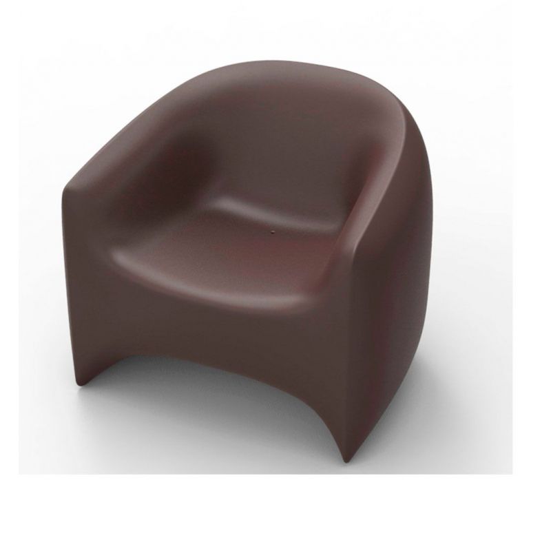 Blow Butaca, asiento individual especial para espacios exteriores de Vondom color basic bronce
