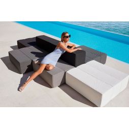 TABLET Sofá módulo central, distinguido, original y elegante, ideal para exteriores