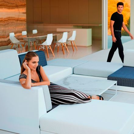 Pixel Módulo Puff, pequeño sofá cuadrado, bonito y cómodo de Vondom
