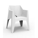 Voxel Butaca, asiento individual de diseño único para exteriores de Vondom color basic blanco