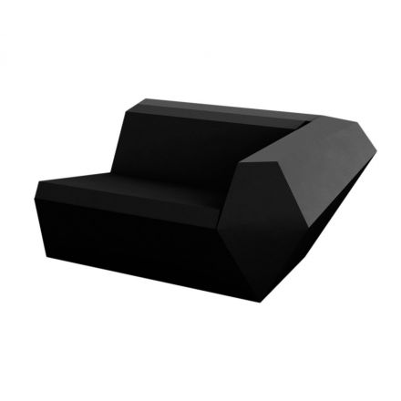 Faz Sofa Mod Izquierdo de Vondom color basic negro