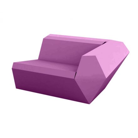 Faz Sofa Mod Izquierdo de Vondom color basic plum