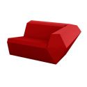 Faz Sofa Mod Izquierdo de Vondom color basic rojo