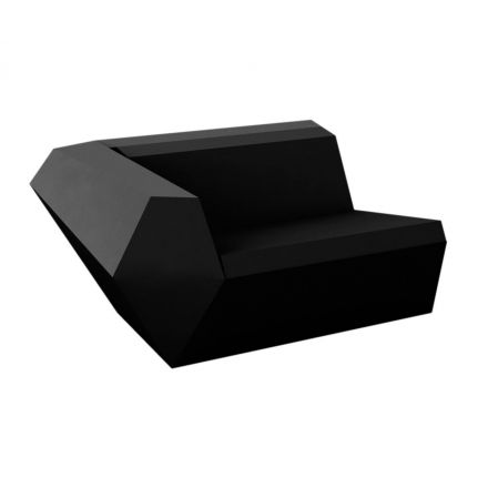 Faz Sofa Mod Derecho de Vondom color basic negro