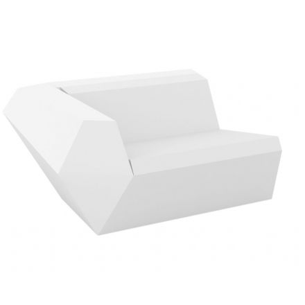 Faz Sofa Mod Derecho de Vondom color lacado brillo blanco