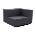 Vela Sofa Mod Izquierdo  de Vondom color basic antracita