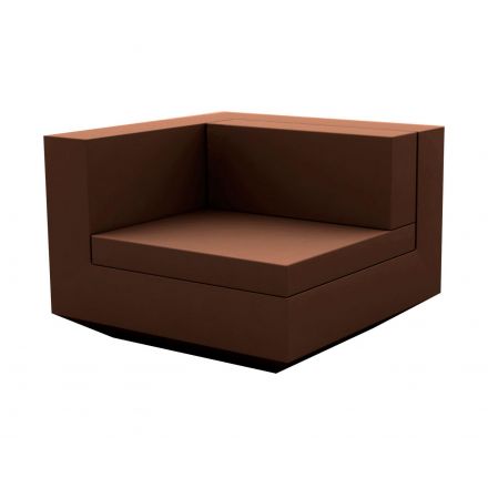 Vela Sofa Mod Izquierdo  de Vondom color basic bronce