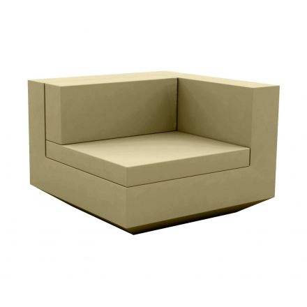 Vela Sofa Mod Izquierdo  de Vondom color basic kakhi