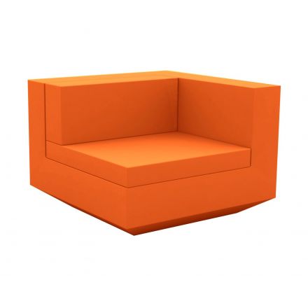 Vela Sofa Mod Izquierdo  de Vondom color basic naranja