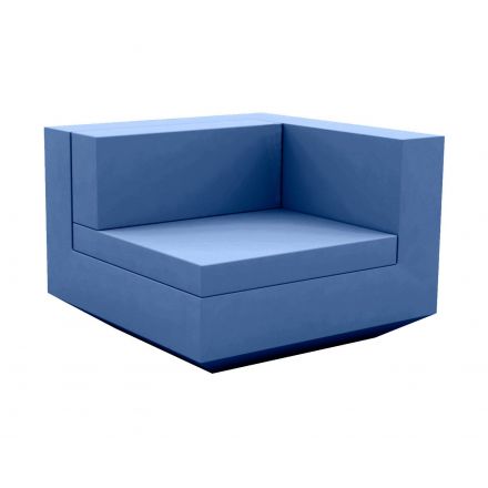 Vela Sofa Mod Izquierdo  de Vondom color basic Navy