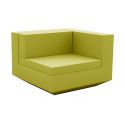 Vela Sofa Mod Izquierdo  de Vondom color basic pistacho