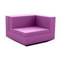 Vela Sofa Mod Izquierdo  de Vondom color basic plum