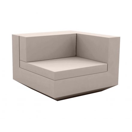 Vela Sofa Mod Izquierdo  de Vondom color basic taupé