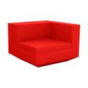 Vela Sofa Mod Izquierdo  de Vondom color lacado brillo rojo