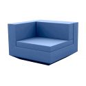 Vela Sofa Mod Derecho  de Vondom color basic Navy