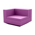 Vela Sofa Mod Derecho  de Vondom color basic plum