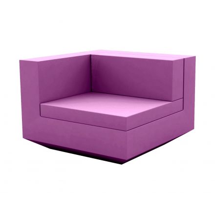 Vela Sofa Mod Derecho  de Vondom color basic plum
