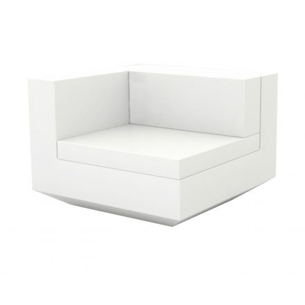Vela Sofa Mod Derecho  de Vondom color lacado brillo blanco