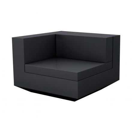 Vela Sofa Mod Derecho  de Vondom color lacado brillo negro