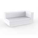 Vela Sofa Mod Izquierdo Xl  de Vondom color basic blanco