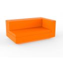 Vela Sofa Mod Izquierdo Xl  de Vondom color basic naranja