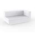 Vela Sofa Mod Izquierdo Xl  de Vondom color lacado brillo blanco