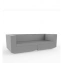 Vela Sofa  de Vondom color basic acero
