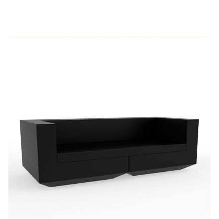 Vela Sofa  de Vondom color basic negro