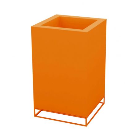 Vela Cubo Alto  de Vondom color basic naranja