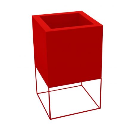 Vela Nano Cubo  de Vondom color basic rojo