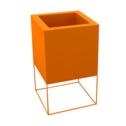 Vela Nano Cubo  de Vondom color basic naranja