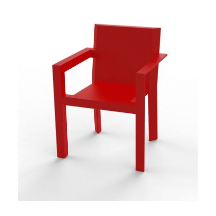 Frame Sillon  de Vondom color basic rojo