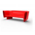 Bum-bum Sofa  de Vondom color lacado brillo rojo