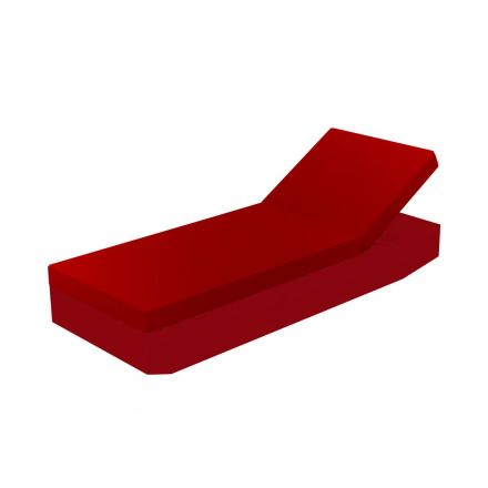 Vela Tumbona  de Vondom color basic rojo