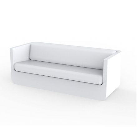 Ulm Sofa  de Vondom color lacado brillo blanco