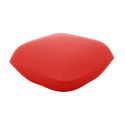 Pillow Puff  de Vondom color lacado brillo rojo