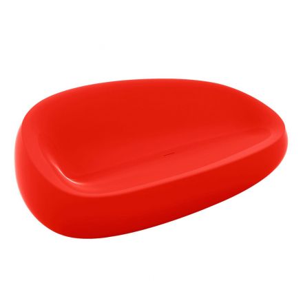 Stone Sofa  de Vondom color lacado brillo rojo