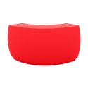 Fiesta Barra Curva  de Vondom color lacado brillo rojo
