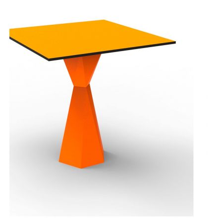 Vertex Mesa Cuadrada Hpl  de Vondom color basic naranja