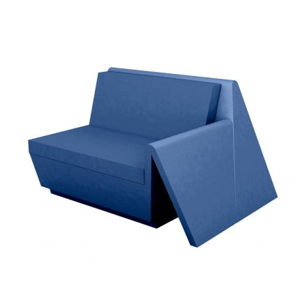 Rest Sofa Mod Izquierdo  de Vondom color basic Navy