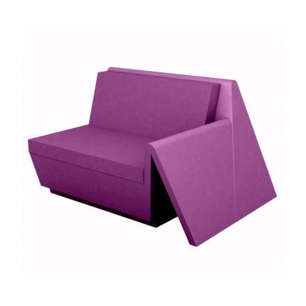 Rest Sofa Mod Izquierdo  de Vondom color basic plum