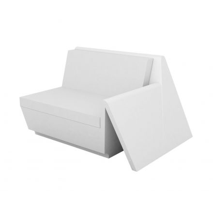 Rest Sofa Mod Izquierdo  de Vondom color lacado brillo blanco