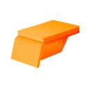 Rest Chaise Longue  de Vondom color basic naranja