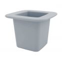 Moma Cubitera de Vondom color basic acero Moma Cubitera de Vondom color basic acero