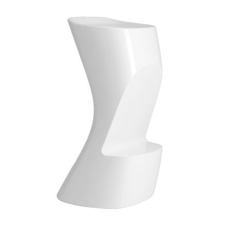Moma Taburete  de Vondom color lacado brillo blanco