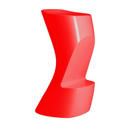 Moma Taburete  de Vondom color lacado brillo rojo
